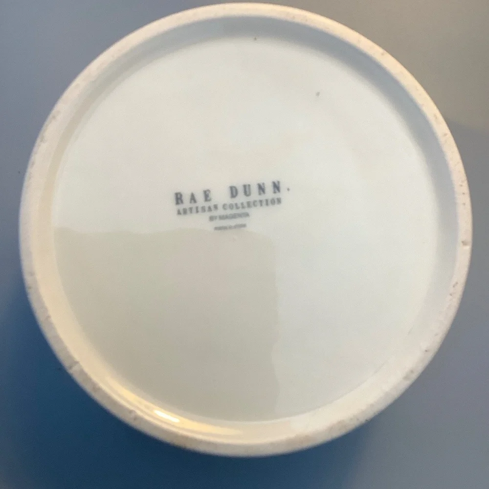 Dog Bowl Bark Like New 6” Ceramic Rae Dunn Artisan Collection